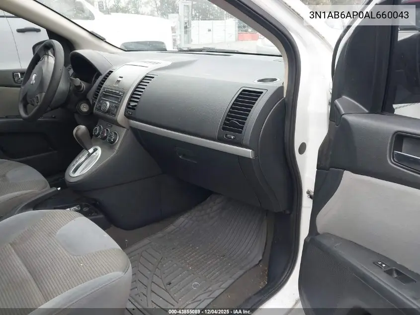 3N1AB6AP0AL660043 2010 Nissan Sentra 2.0S