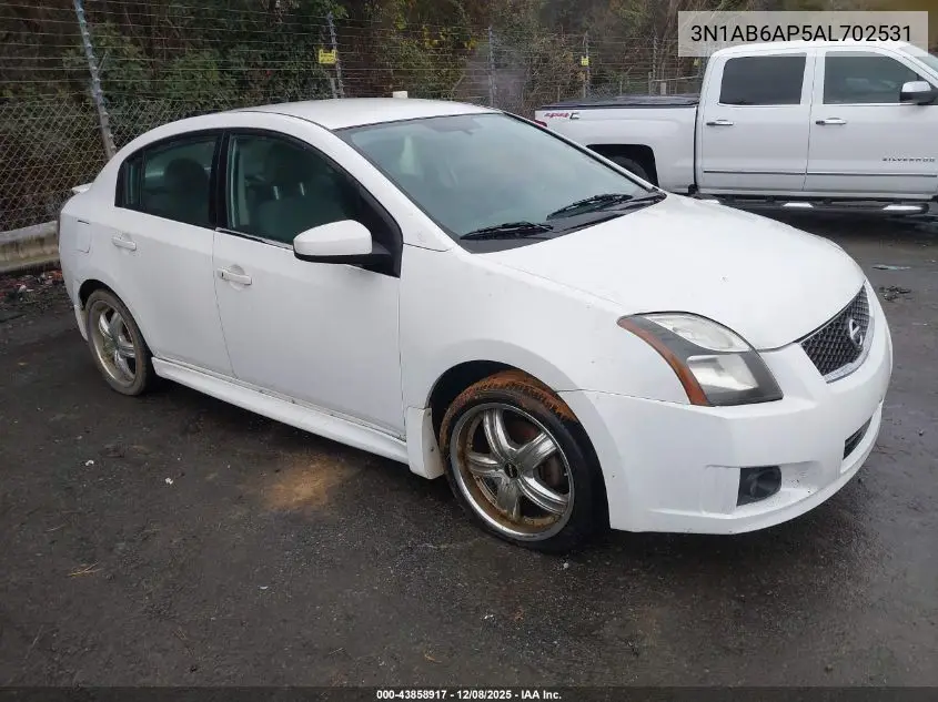 3N1AB6AP5AL702531 2010 Nissan Sentra 2.0Sr