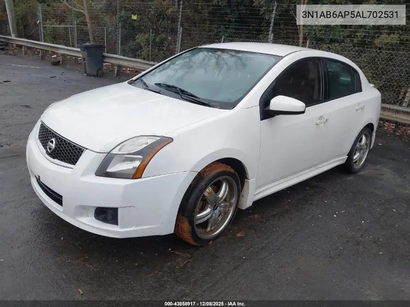 3N1AB6AP5AL702531 2010 Nissan Sentra 2.0Sr