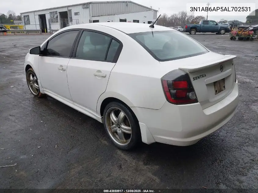 3N1AB6AP5AL702531 2010 Nissan Sentra 2.0Sr