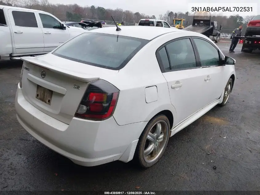3N1AB6AP5AL702531 2010 Nissan Sentra 2.0Sr