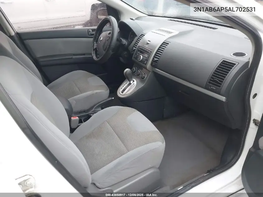 3N1AB6AP5AL702531 2010 Nissan Sentra 2.0Sr