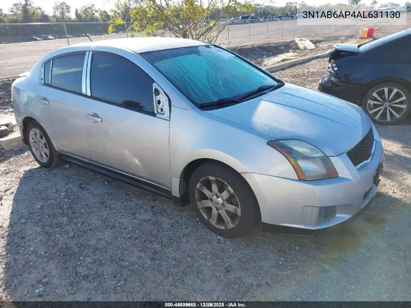3N1AB6AP4AL631130 2010 Nissan Sentra 2.0Sr