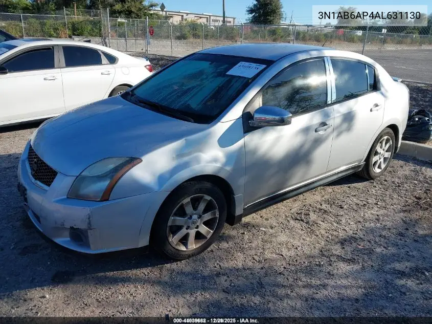 3N1AB6AP4AL631130 2010 Nissan Sentra 2.0Sr