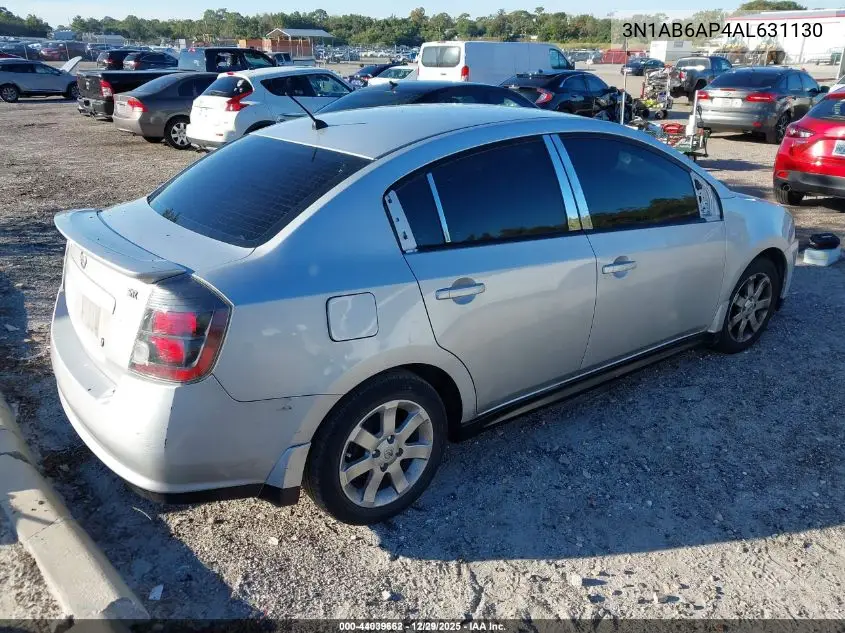3N1AB6AP4AL631130 2010 Nissan Sentra 2.0Sr