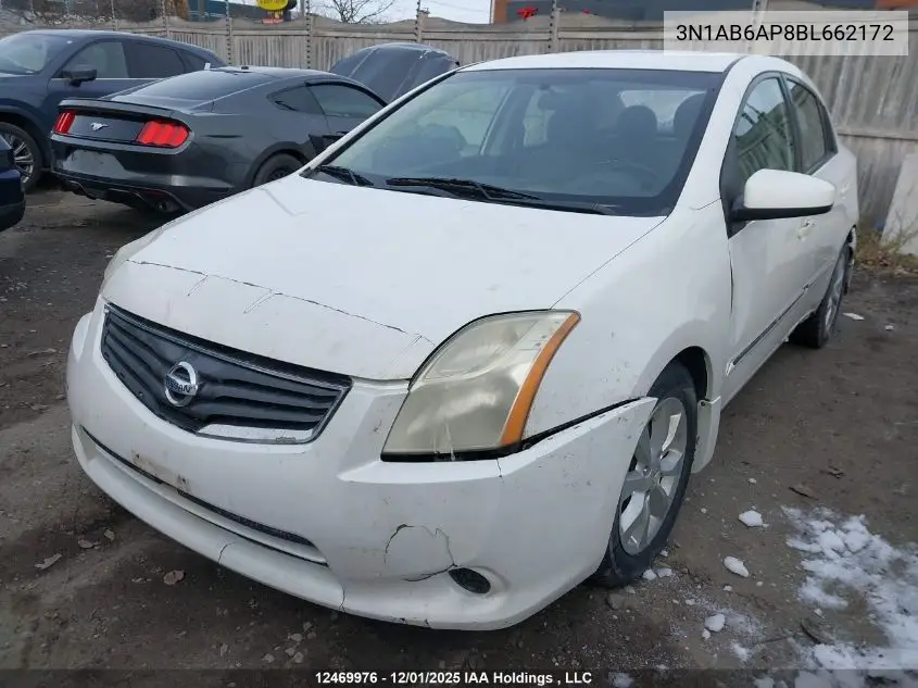 3N1AB6AP8BL662172 2011 Nissan Sentra