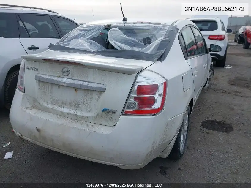 3N1AB6AP8BL662172 2011 Nissan Sentra