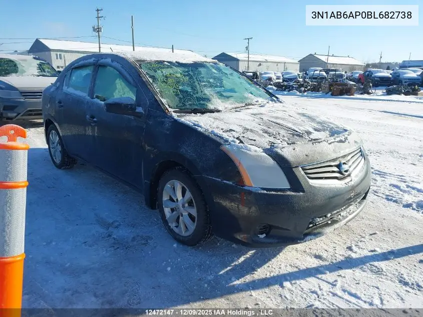 3N1AB6AP0BL682738 2011 Nissan Sentra