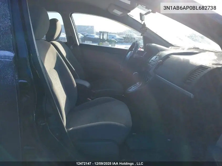 3N1AB6AP0BL682738 2011 Nissan Sentra