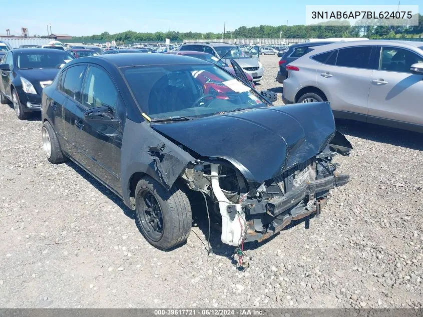 2011 Nissan Sentra 2.0 VIN: 3N1AB6AP7BL624075 Lot: 39617721