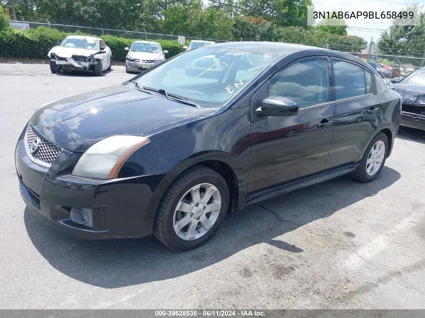 2011 Nissan Sentra 2.0Sr VIN: 3N1AB6AP9BL658499 Lot: 39628535