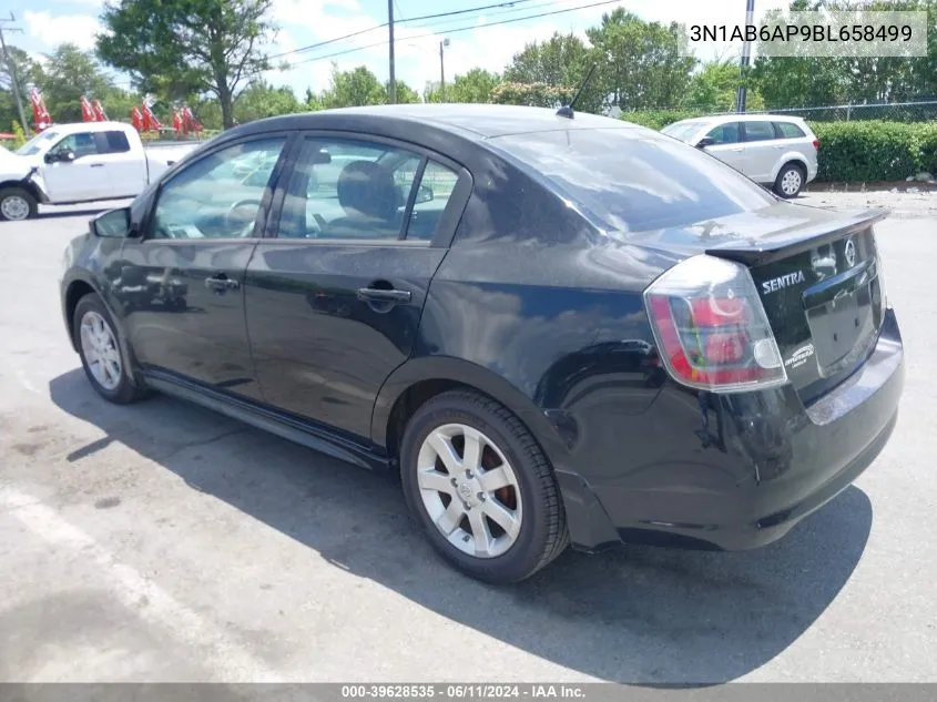 3N1AB6AP9BL658499 2011 Nissan Sentra 2.0Sr