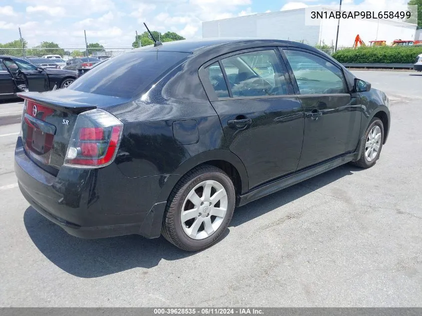 2011 Nissan Sentra 2.0Sr VIN: 3N1AB6AP9BL658499 Lot: 39628535