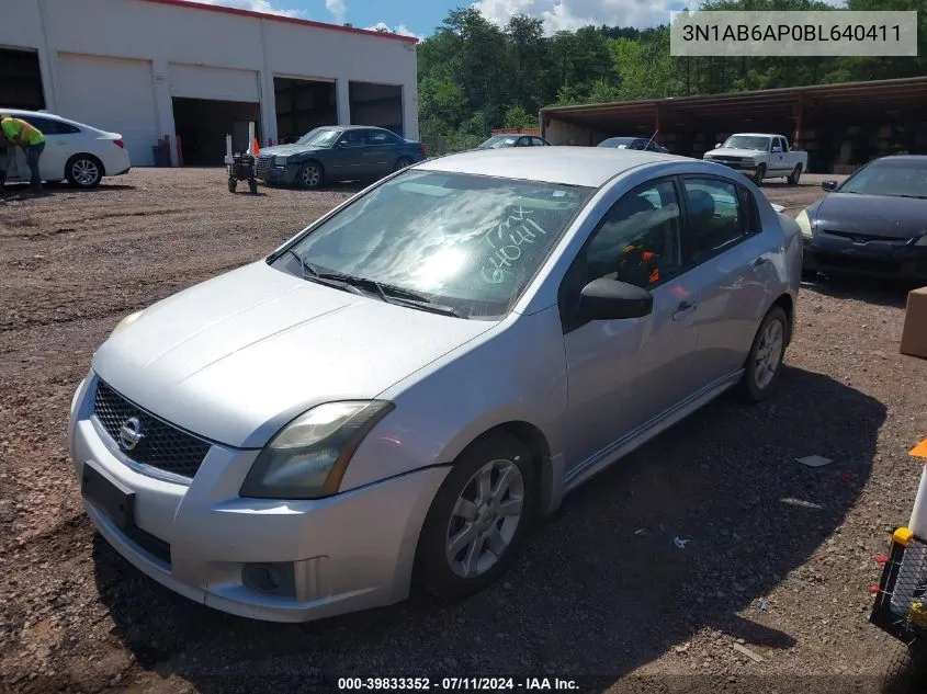 3N1AB6AP0BL640411 2011 Nissan Sentra 2.0Sr