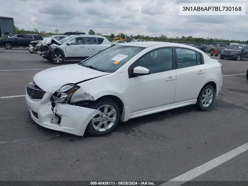 3N1AB6AP7BL730168 2011 Nissan Sentra 2.0Sr