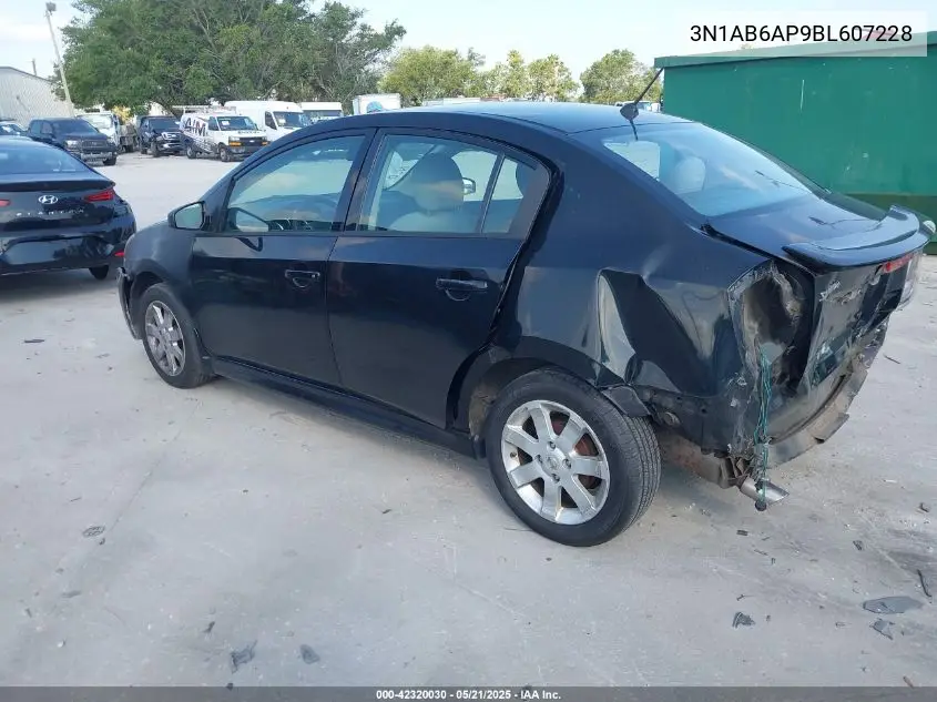 3N1AB6AP9BL607228 2011 Nissan Sentra 2.0Sr