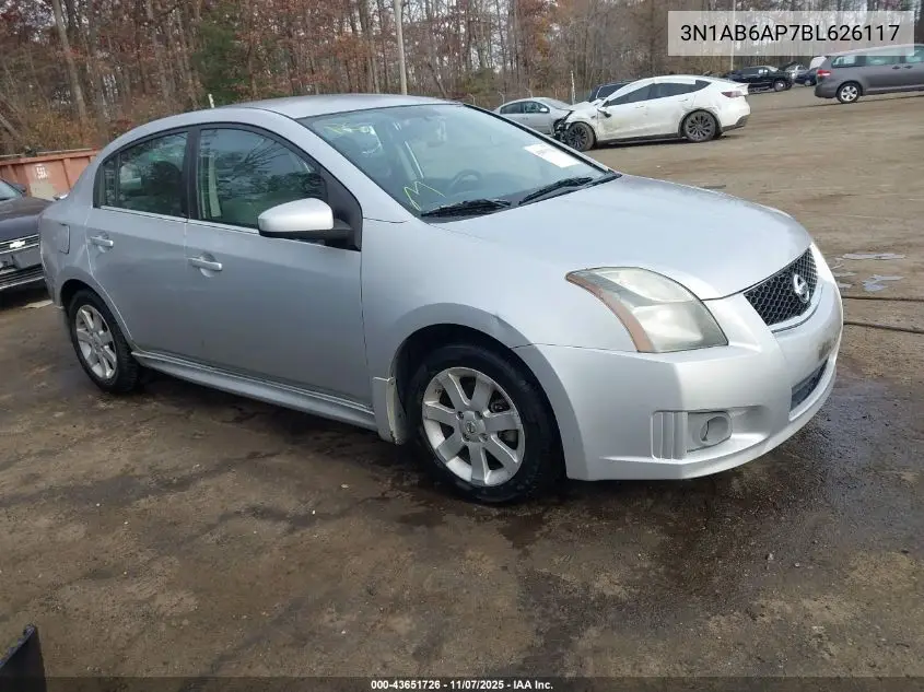 3N1AB6AP7BL626117 2011 Nissan Sentra 2.0Sr