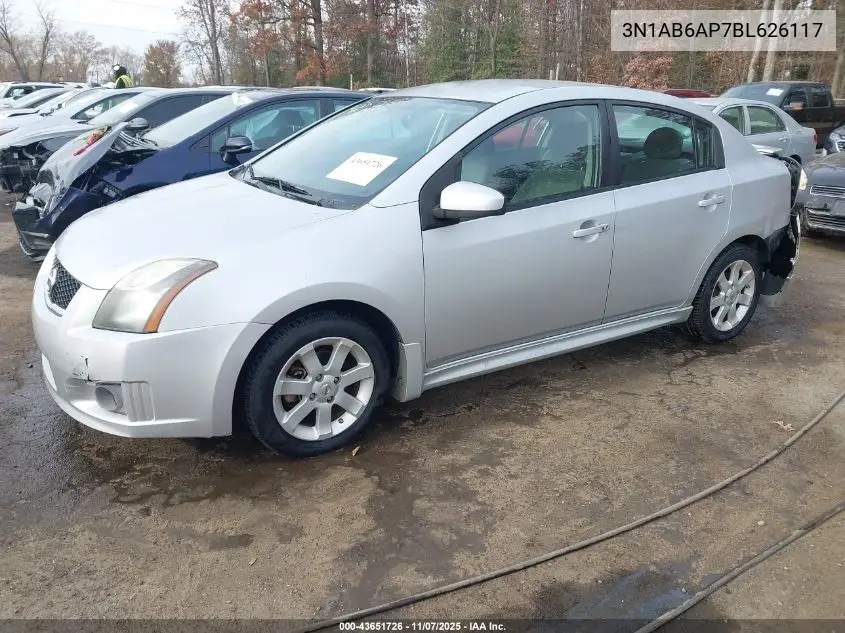 3N1AB6AP7BL626117 2011 Nissan Sentra 2.0Sr