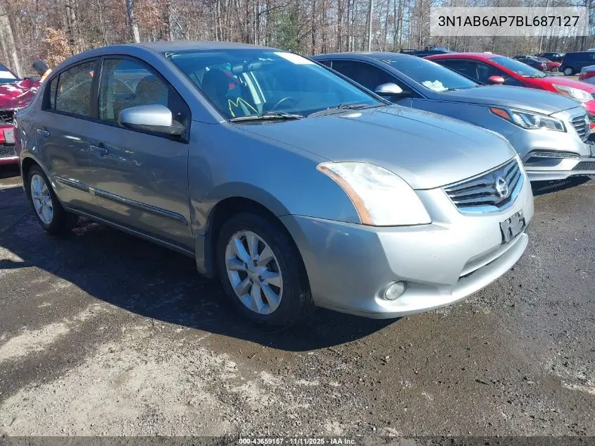 3N1AB6AP7BL687127 2011 Nissan Sentra 2.0Sl