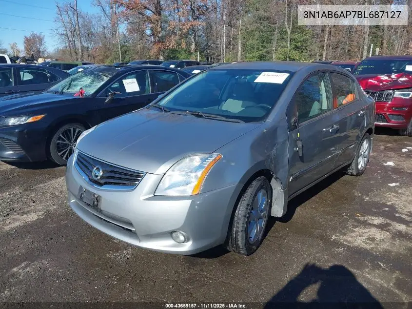 3N1AB6AP7BL687127 2011 Nissan Sentra 2.0Sl