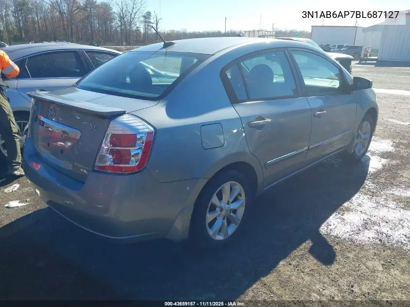 3N1AB6AP7BL687127 2011 Nissan Sentra 2.0Sl