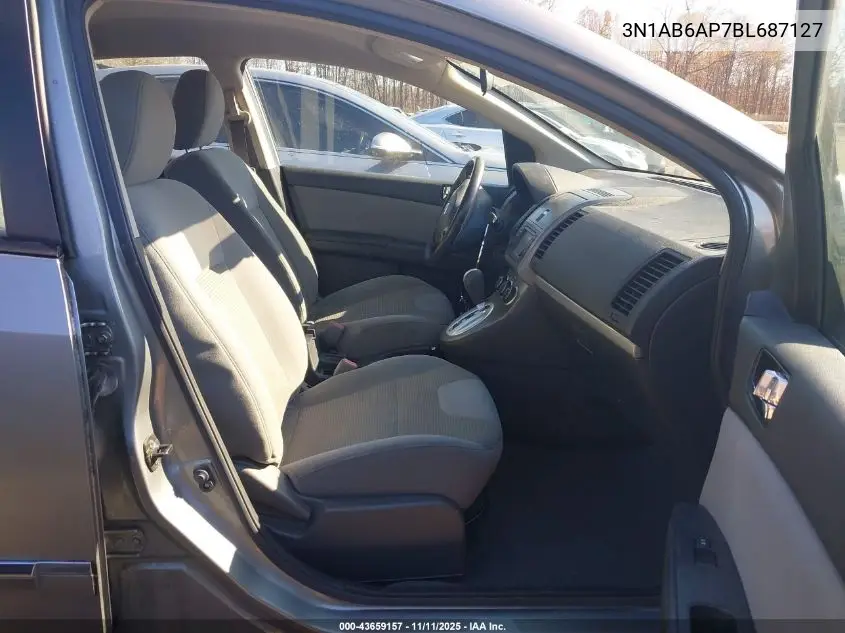 3N1AB6AP7BL687127 2011 Nissan Sentra 2.0Sl