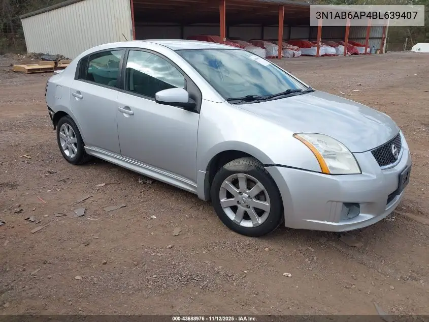 3N1AB6AP4BL639407 2011 Nissan Sentra 2.0Sr