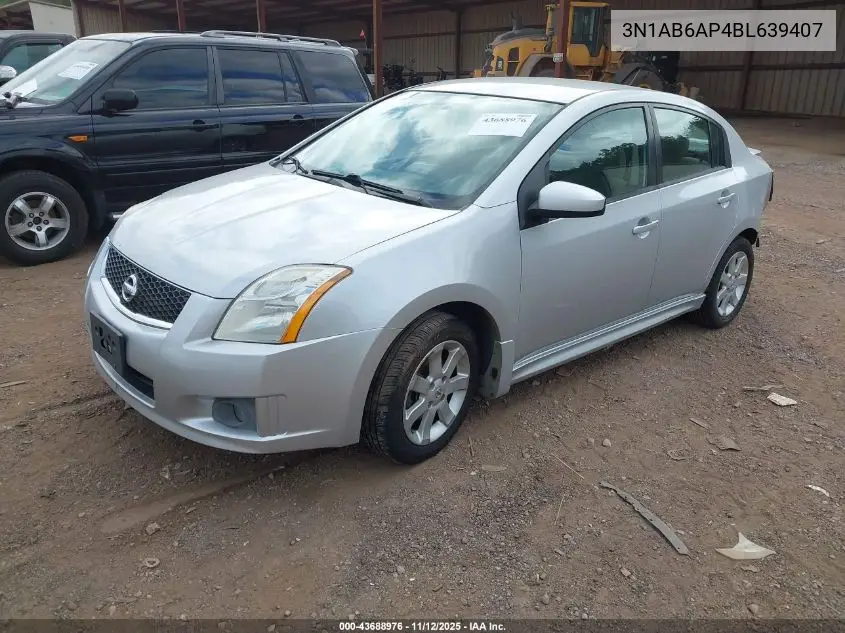 3N1AB6AP4BL639407 2011 Nissan Sentra 2.0Sr