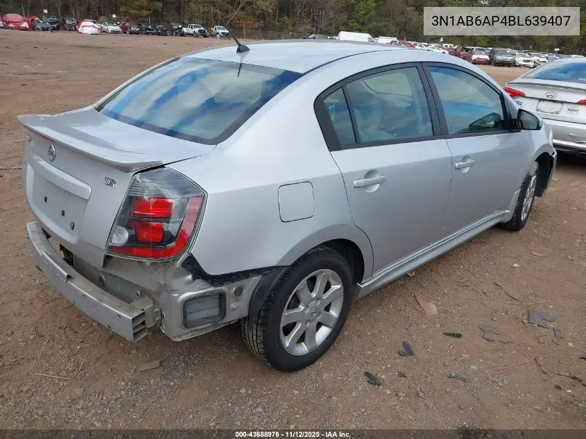 3N1AB6AP4BL639407 2011 Nissan Sentra 2.0Sr