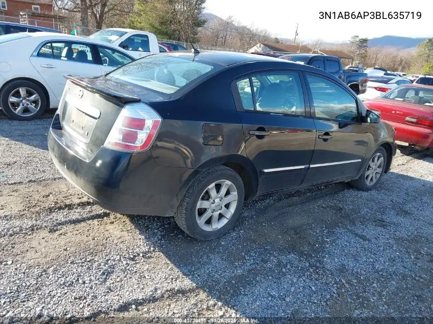 3N1AB6AP3BL635719 2011 Nissan Sentra 2.0S