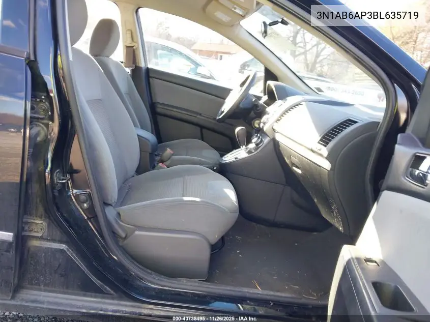 3N1AB6AP3BL635719 2011 Nissan Sentra 2.0S