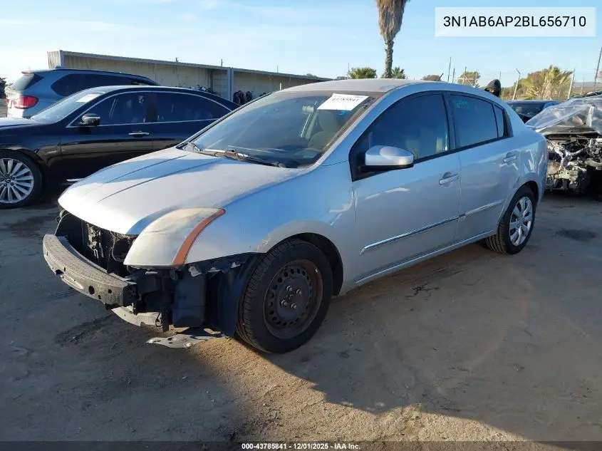 3N1AB6AP2BL656710 2011 Nissan Sentra 2.0S