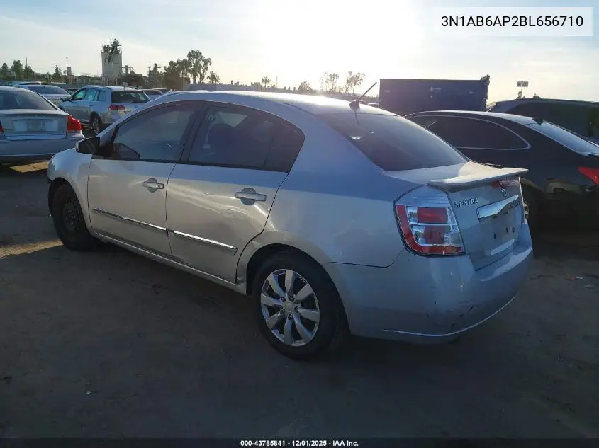 3N1AB6AP2BL656710 2011 Nissan Sentra 2.0S