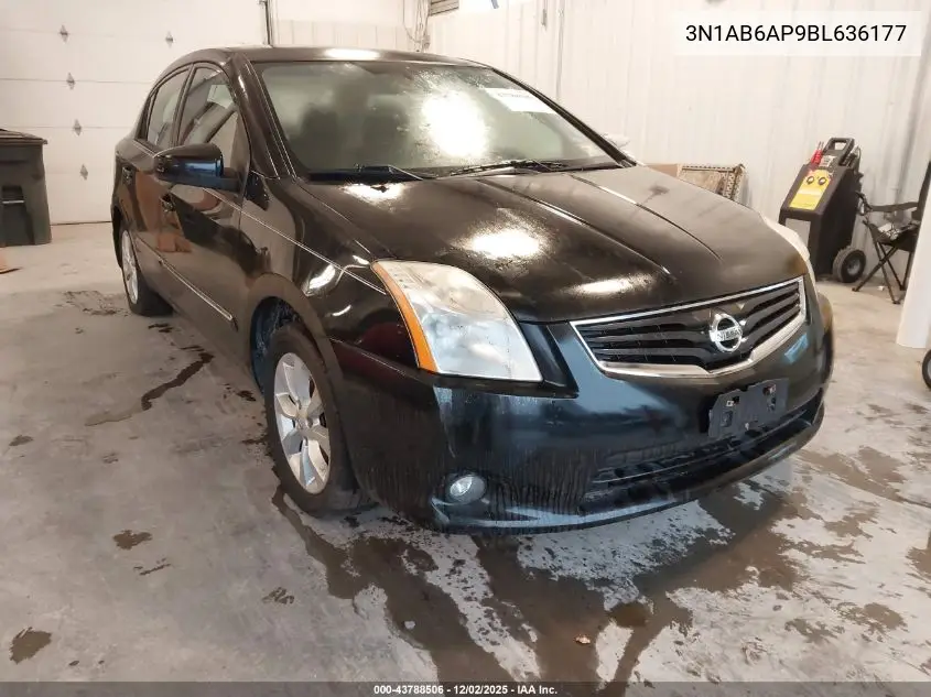 3N1AB6AP9BL636177 2011 Nissan Sentra 2.0Sl