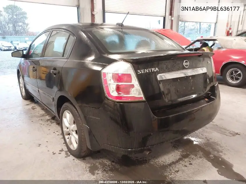 3N1AB6AP9BL636177 2011 Nissan Sentra 2.0Sl