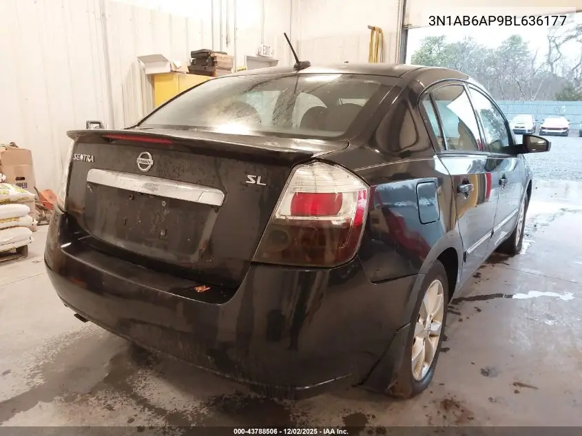 3N1AB6AP9BL636177 2011 Nissan Sentra 2.0Sl