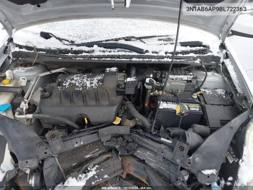 3N1AB6AP9BL722363 2011 Nissan Sentra 2.0S