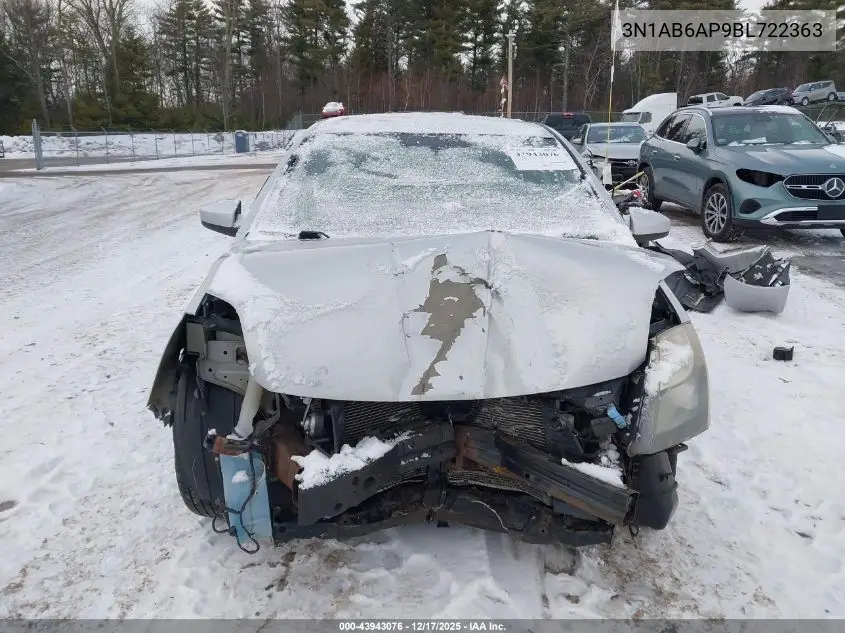 3N1AB6AP9BL722363 2011 Nissan Sentra 2.0S