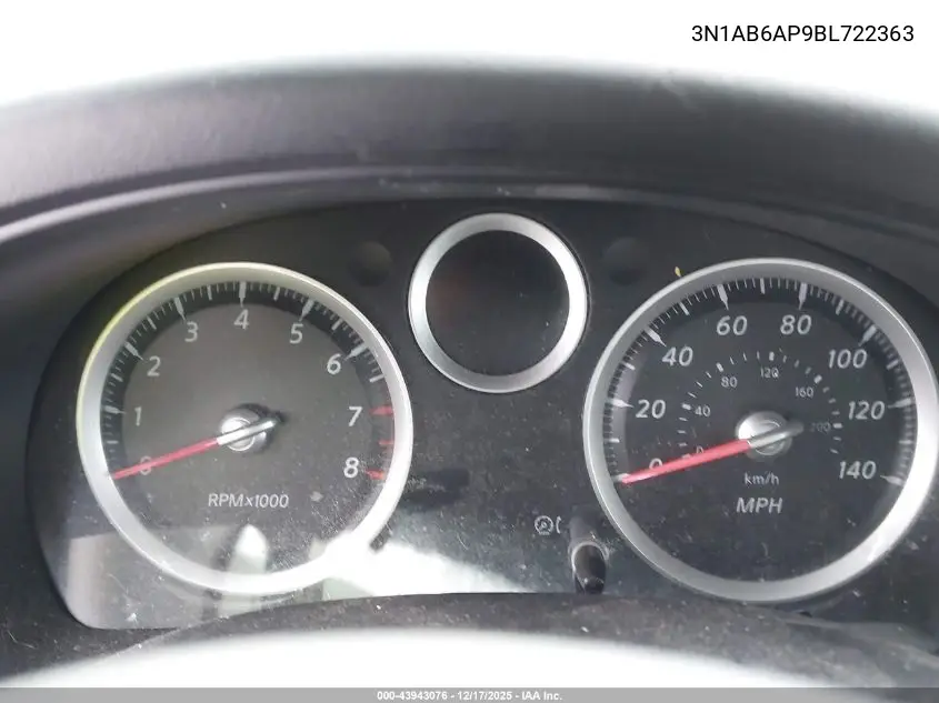 3N1AB6AP9BL722363 2011 Nissan Sentra 2.0S