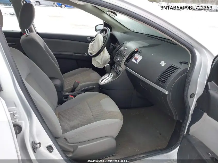 3N1AB6AP9BL722363 2011 Nissan Sentra 2.0S