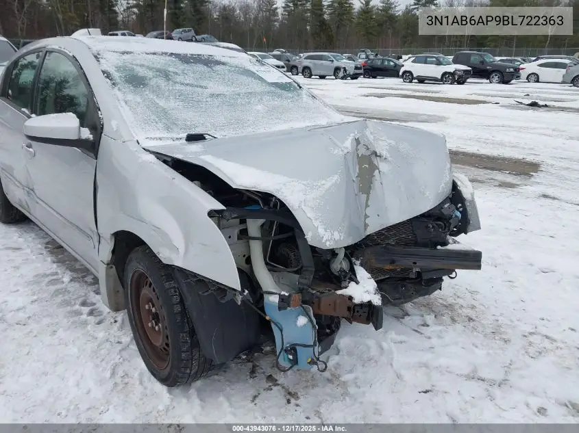 3N1AB6AP9BL722363 2011 Nissan Sentra 2.0S
