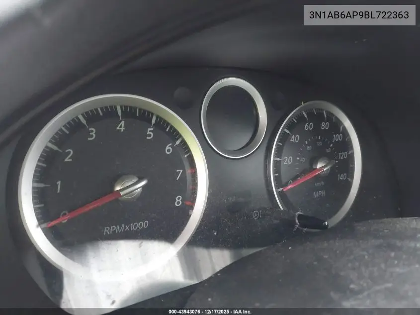3N1AB6AP9BL722363 2011 Nissan Sentra 2.0S