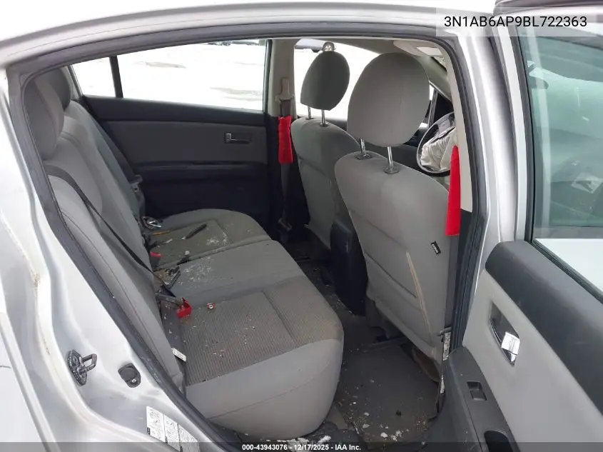 3N1AB6AP9BL722363 2011 Nissan Sentra 2.0S