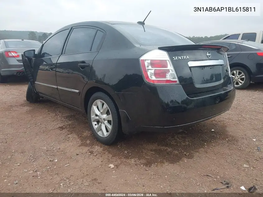 3N1AB6AP1BL615811 2011 Nissan Sentra 2.0Sl