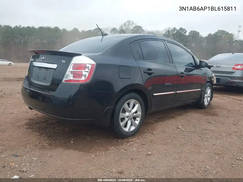 3N1AB6AP1BL615811 2011 Nissan Sentra 2.0Sl