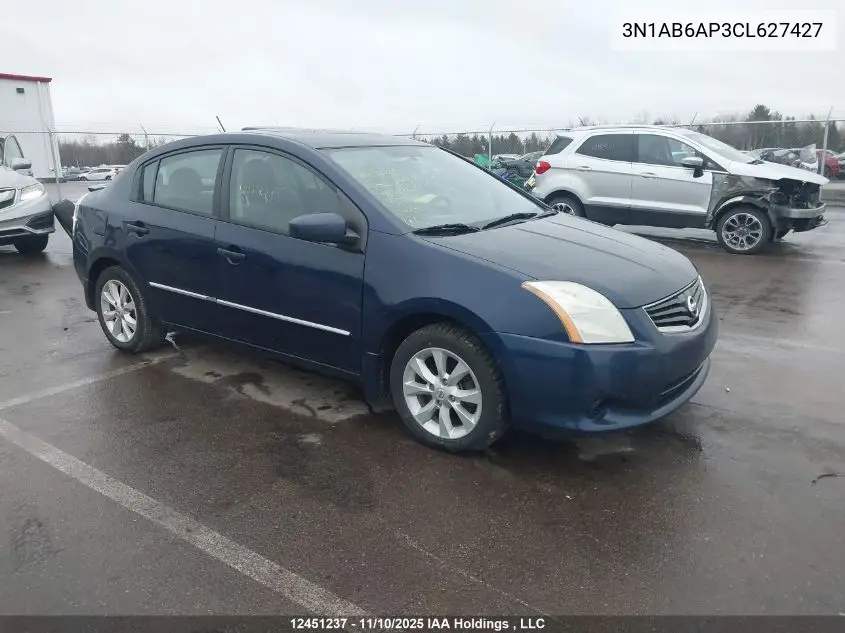 3N1AB6AP3CL627427 2012 Nissan Sentra 2.0 S