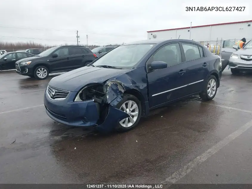 3N1AB6AP3CL627427 2012 Nissan Sentra 2.0 S