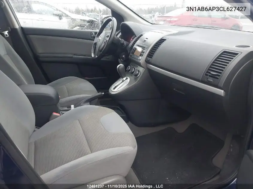 3N1AB6AP3CL627427 2012 Nissan Sentra 2.0 S