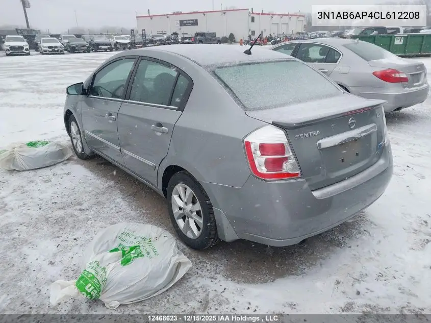 3N1AB6AP4CL612208 2012 Nissan Sentra 2.0/2.0S/Sr/2.0Sl