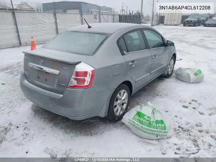 3N1AB6AP4CL612208 2012 Nissan Sentra 2.0/2.0S/Sr/2.0Sl